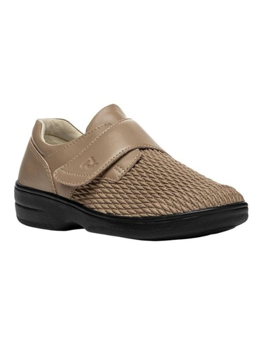 Propet Olivia Womens 6 XX Wide 4E Taupe Leather Comfort Shoes WPRX25